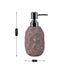 Ceramic Soap Dispenser for handwash for Bathroom, Brown, (Set of 1) (7622)