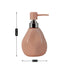 Ceramic Soap Dispenser for handwash for Bathroom, Peach, (Set of 1) (7628)