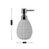 Ceramic Soap Dispenser for handwash for Bathroom, White, (Set of 1) (7634)