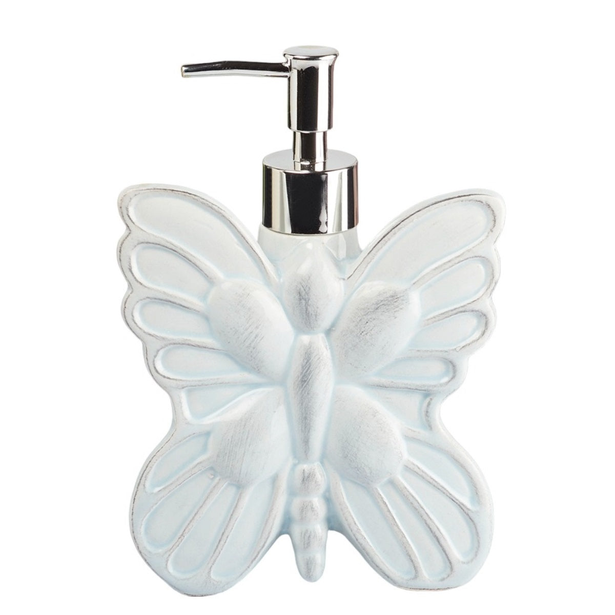 Ceramic Soap Dispenser for handwash for Bathroom, Blue, (Set of 1) (7682)