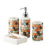 Ceramic Bathroom Set of 4 with Soap Dispenser (7687)