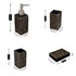 Ceramic Bathroom Set of 4 with Soap Dispenser (7698)