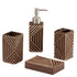 Ceramic Bathroom Set of 4 with Soap Dispenser (7699)
