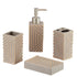 Ceramic Bathroom Set of 4 with Soap Dispenser (7700)