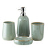 Ceramic Bathroom Set of 4 with Soap Dispenser (7714)