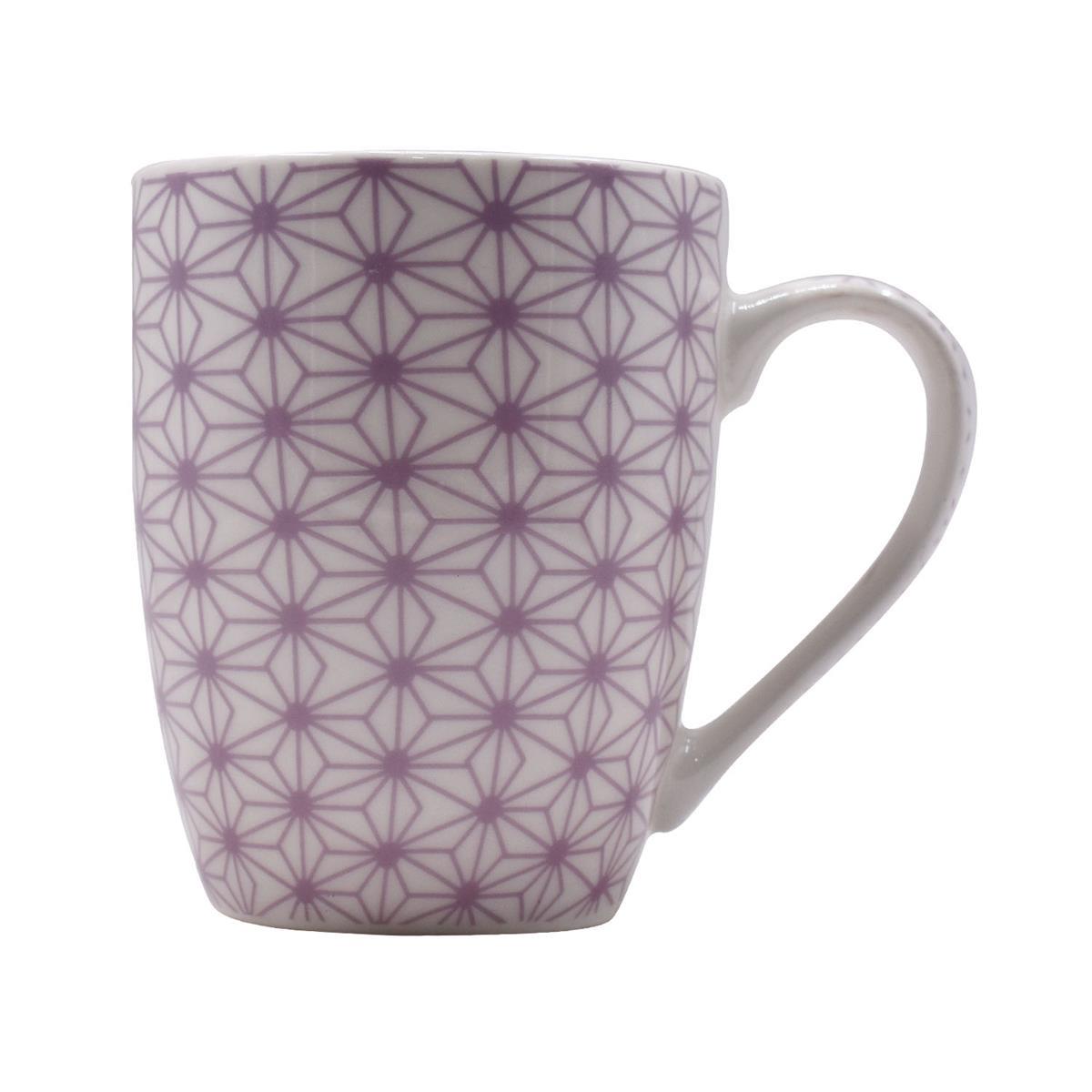 Printed Ceramic Coffee or Tea Mug with handle, 325ml (V-MUGS-005-12)