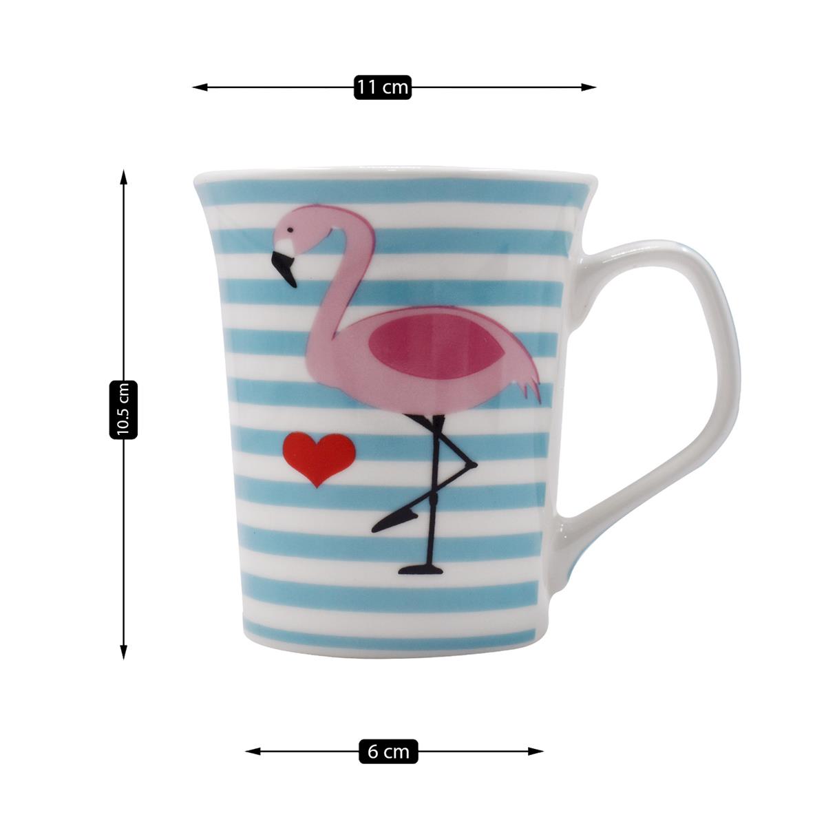 Printed Ceramic Tall Coffee or Tea Mug with handle - 325ml (BPM4611-B)