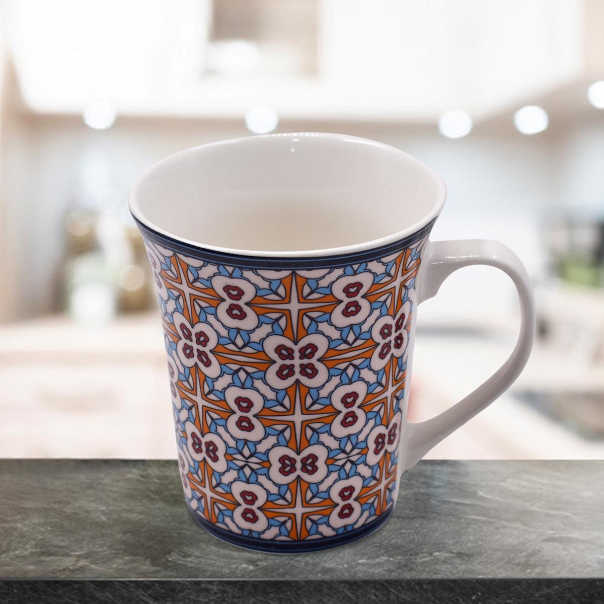 Printed Ceramic Tall Coffee or Tea Mug with handle - 325ml (BPM4430-C)