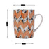 Printed Ceramic Tall Coffee or Tea Mug with handle - 325ml (R4760-B)