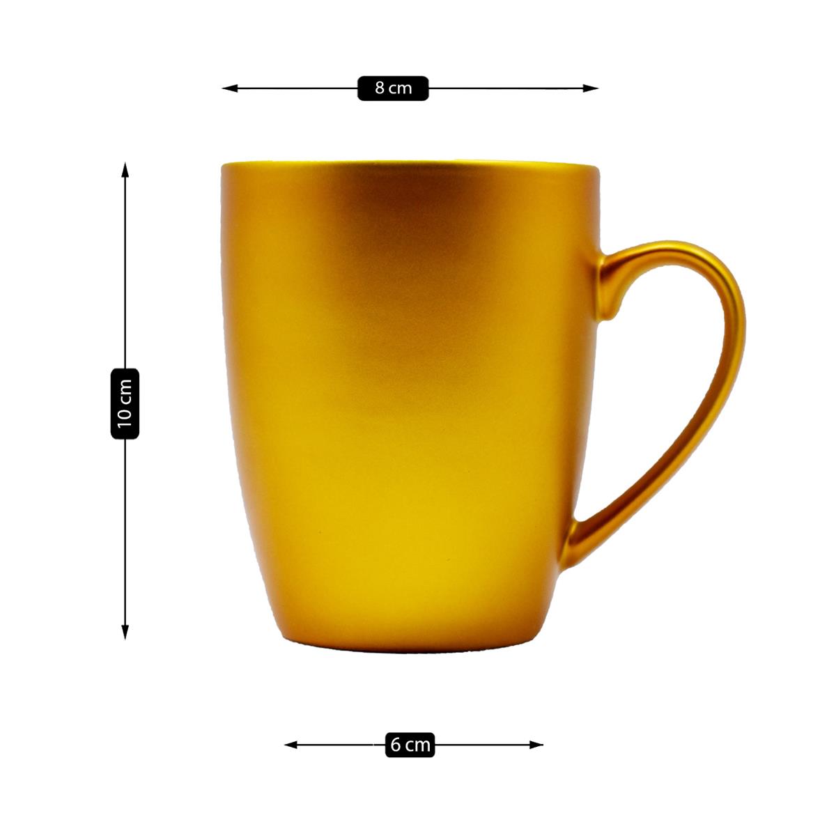 Single Color Ceramic Coffee or Tea Mug with handle - 325ml (R4850B-A)