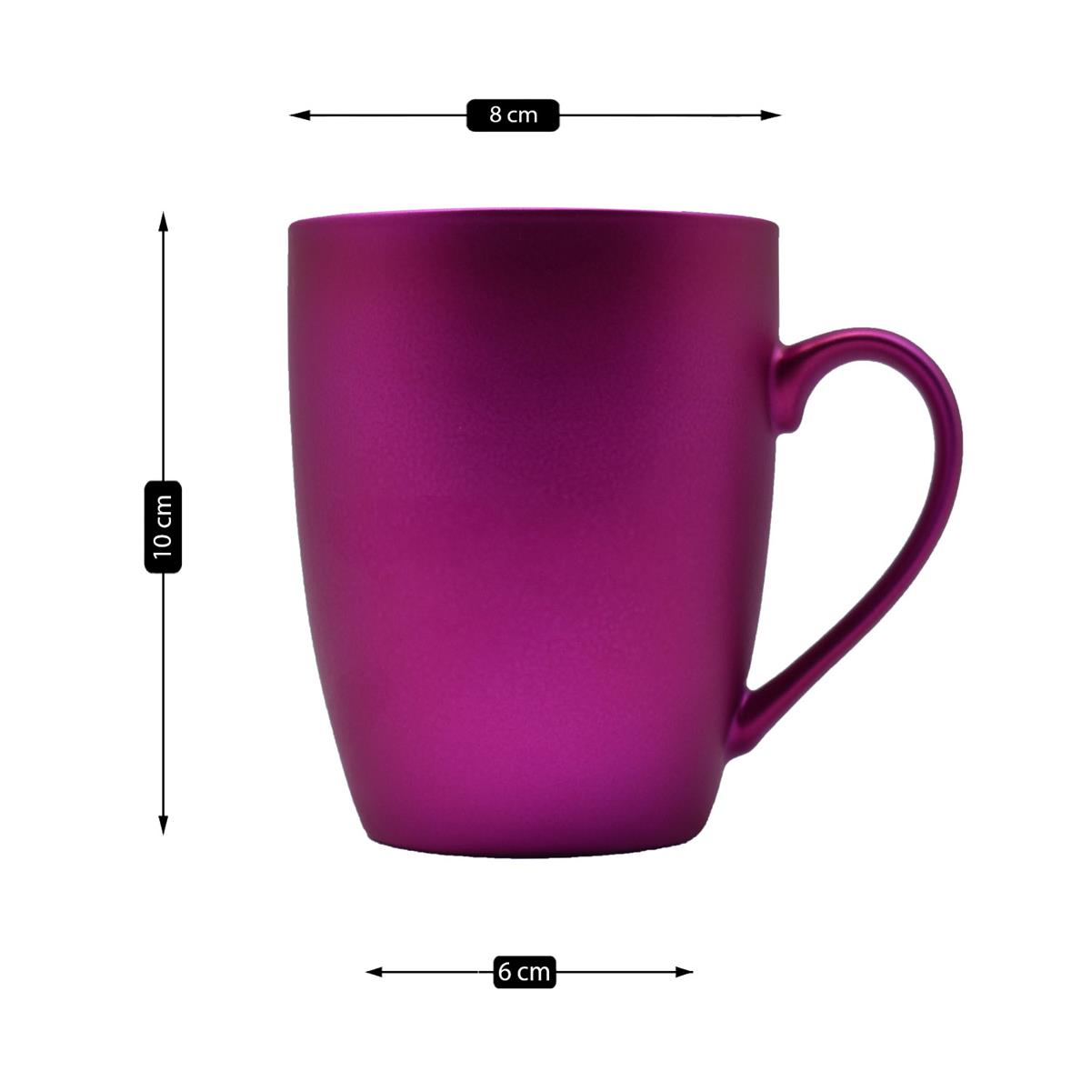 Single Color Ceramic Coffee or Tea Mug with handle - 325ml (R4850B-H)