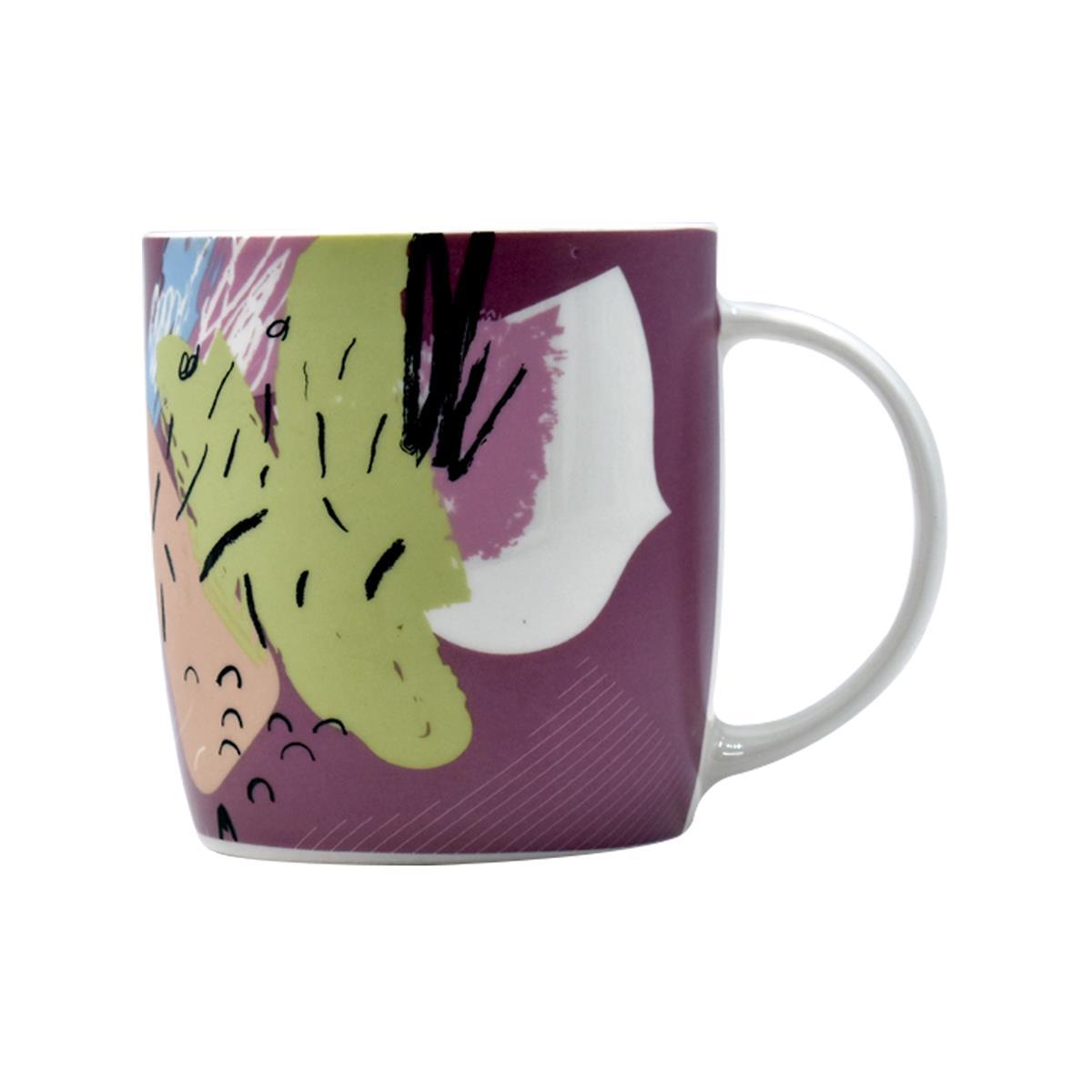 Ceramic Coffee or Tea Mug with handle - 325ml (R4901-E)