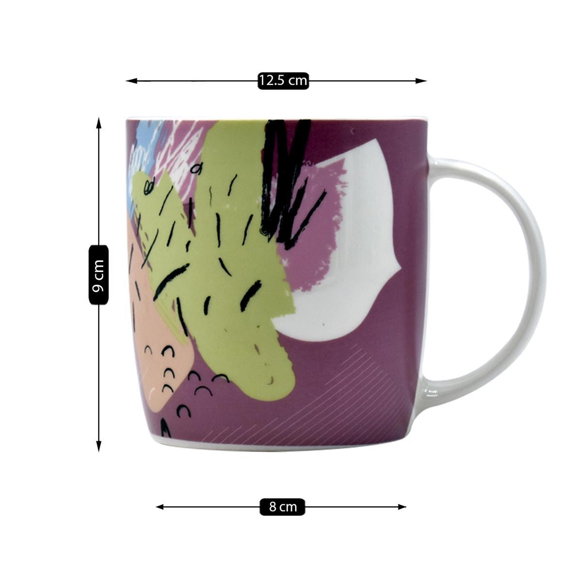 Ceramic Coffee or Tea Mug with handle - 325ml (R4901-E)