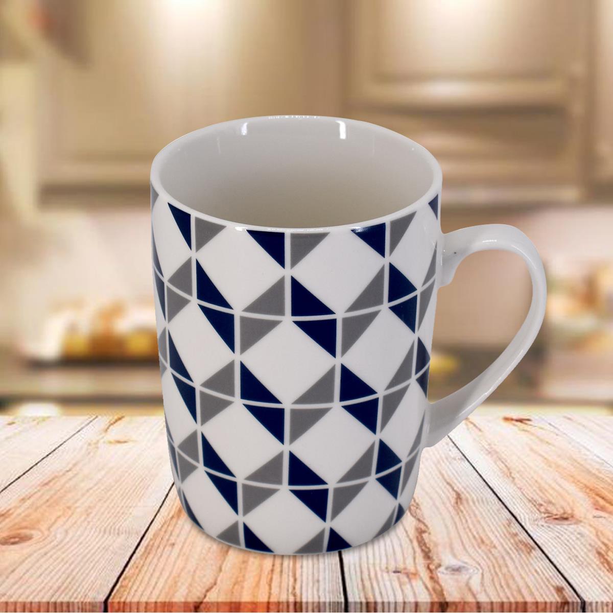 Printed Ceramic Coffee or Tea Mug with handle - 325ml (4388-A)