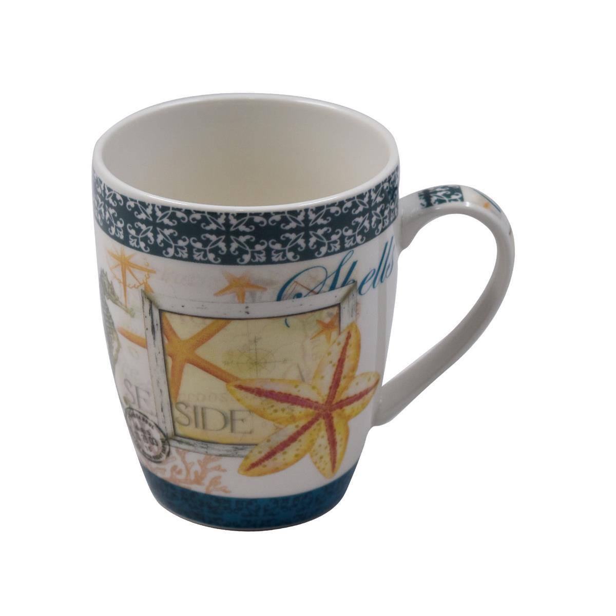 Printed Ceramic Coffee or Tea Mug with handle - 325ml (BPM3403-B)