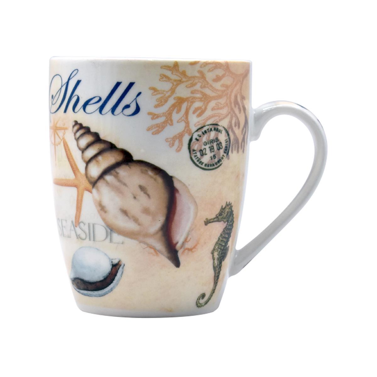 Printed Ceramic Coffee or Tea Mug with handle - 325ml (BPM3403-D)