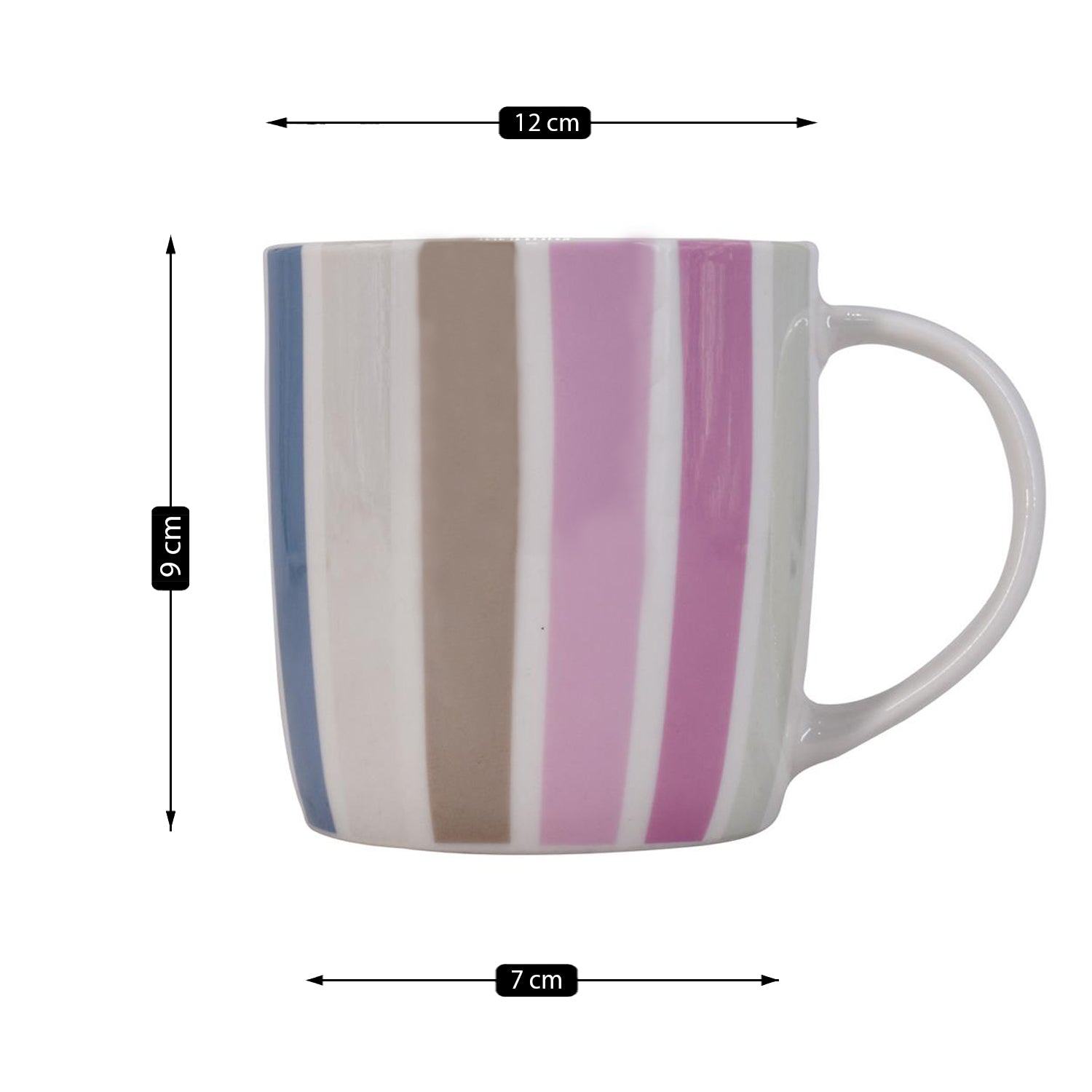 Ceramic Coffee or Tea Mug with handle - 325ml (BPM3758-A)