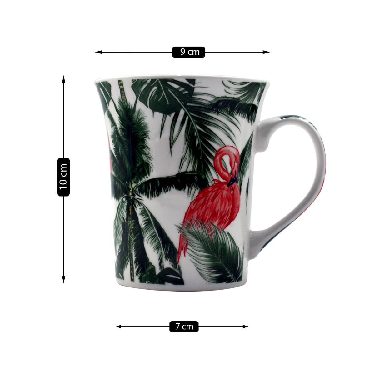 Printed Ceramic Tall Coffee or Tea Mug with handle - 325ml (BPM4051-A)