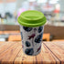 Ceramic Coffee or Tea Tall Tumbler with Silicone Lid - 275ml (BPM4723-A)