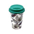Ceramic Coffee or Tea Tall Tumbler with Silicone Lid - 275ml (BPM4723-C)