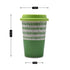 Ceramic Coffee or Tea Tall Tumbler with Silicone Lid - 275ml (BPM4724-A)