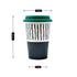 Ceramic Coffee or Tea Tall Tumbler with Silicone Lid - 275ml (BPM4724-D)