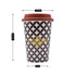 Ceramic Coffee or Tea Tall Tumbler with Silicone Lid - 275ml (BPM4875-B)