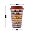 Ceramic Coffee or Tea Tall Tumbler with Silicone Lid - 275ml (BPM4875-D)