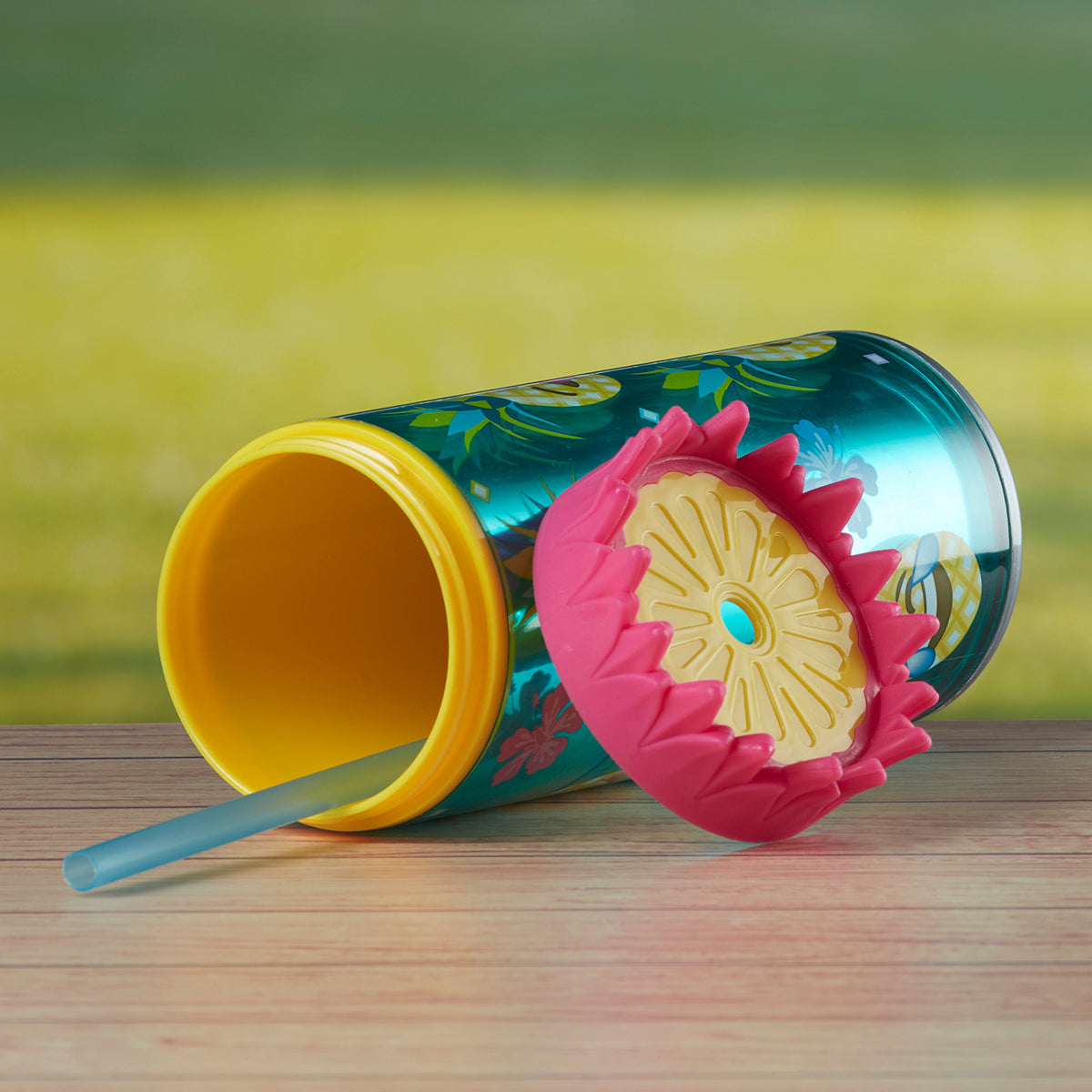 Acrylic Sipper, Cup, Tumbler Frosted with Straw and Lid, 275ml (V-SIPR-002)