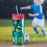 Acrylic Sipper, Cup, Tumbler Frosted with Straw and Lid - 275ml (KT-007-D)