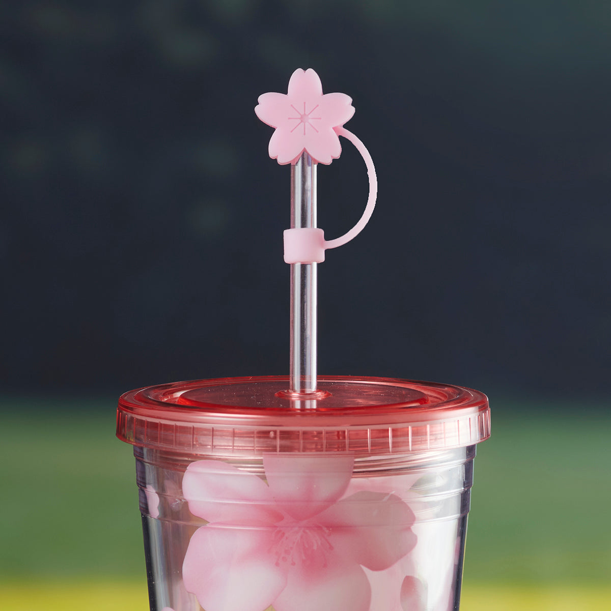 Acrylic Sipper, Cup, Tumbler Frosted with Straw and Lid (V-SIPR-002)