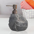 Ceramic Soap Dispenser handwash Pump for Bathroom, Set of 1, Stone (7948)