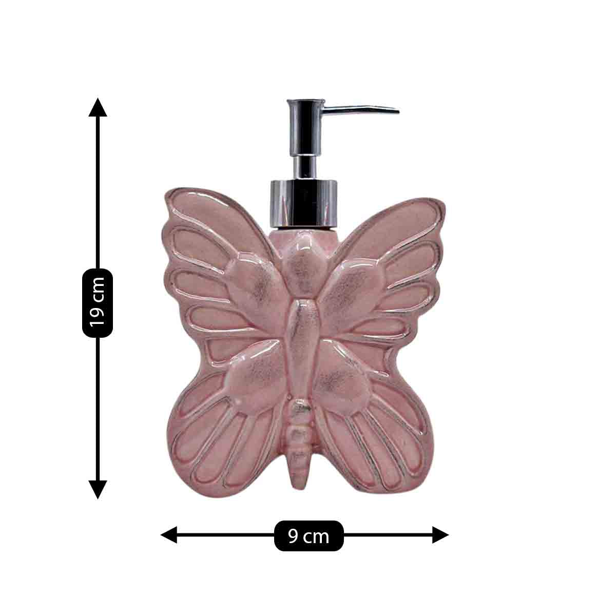 Kookee Ceramic Soap Dispensers, Pink, ART07956