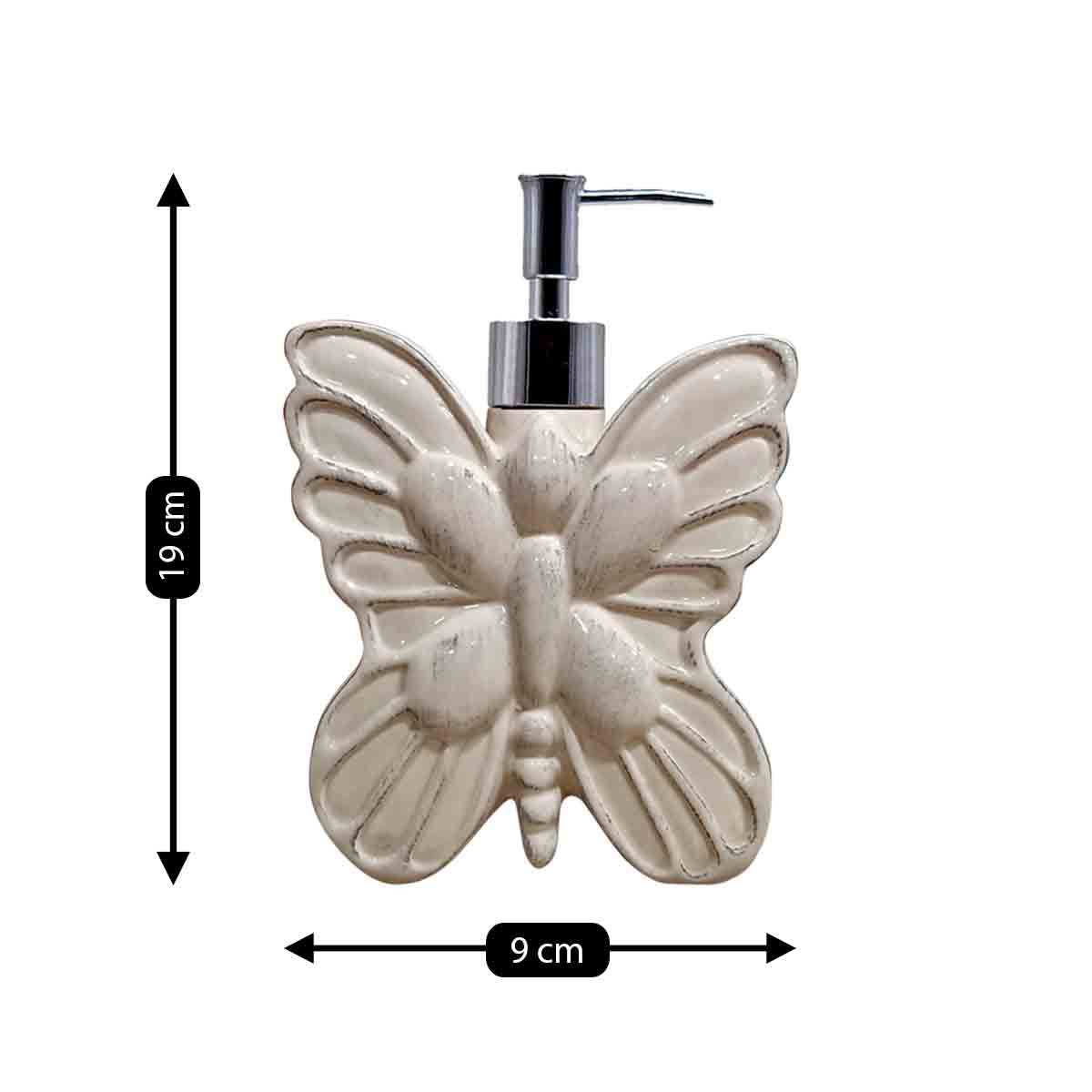 Kookee Ceramic Soap Dispensers, Beige, ART07957
