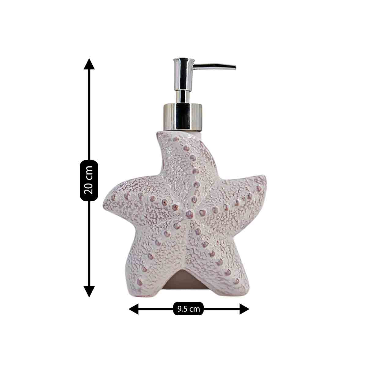 Kookee Ceramic Soap Dispensers, White, ART07962