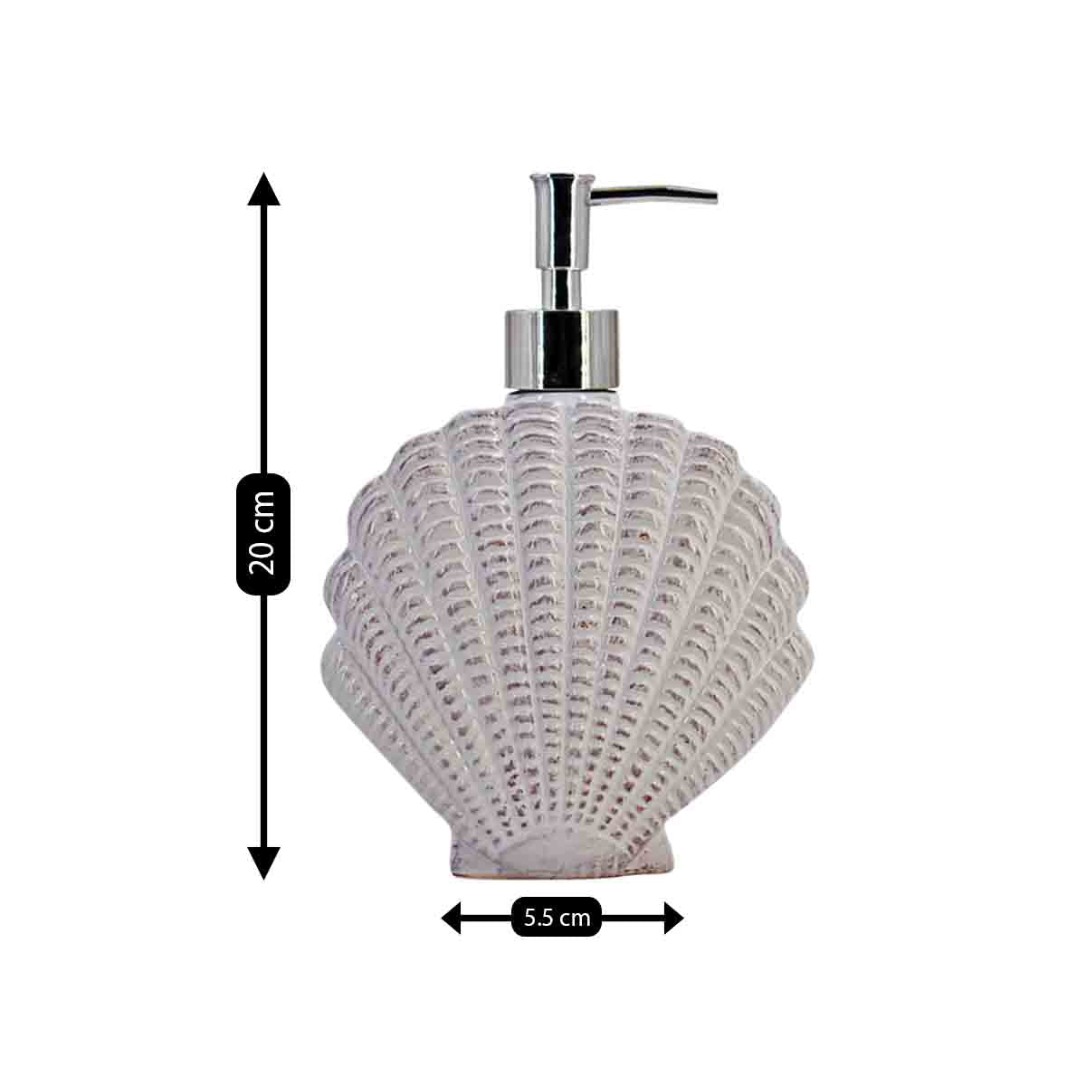 Kookee Ceramic Soap Dispensers, White, ART07963