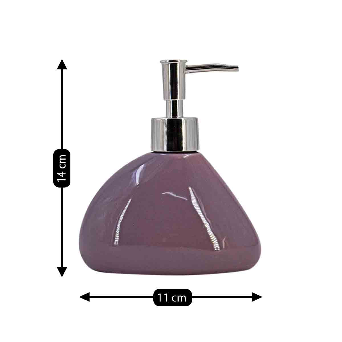 Ceramic Soap Dispenser for handwash for Bathroom, Multicolor, (Set of 4) (10135)