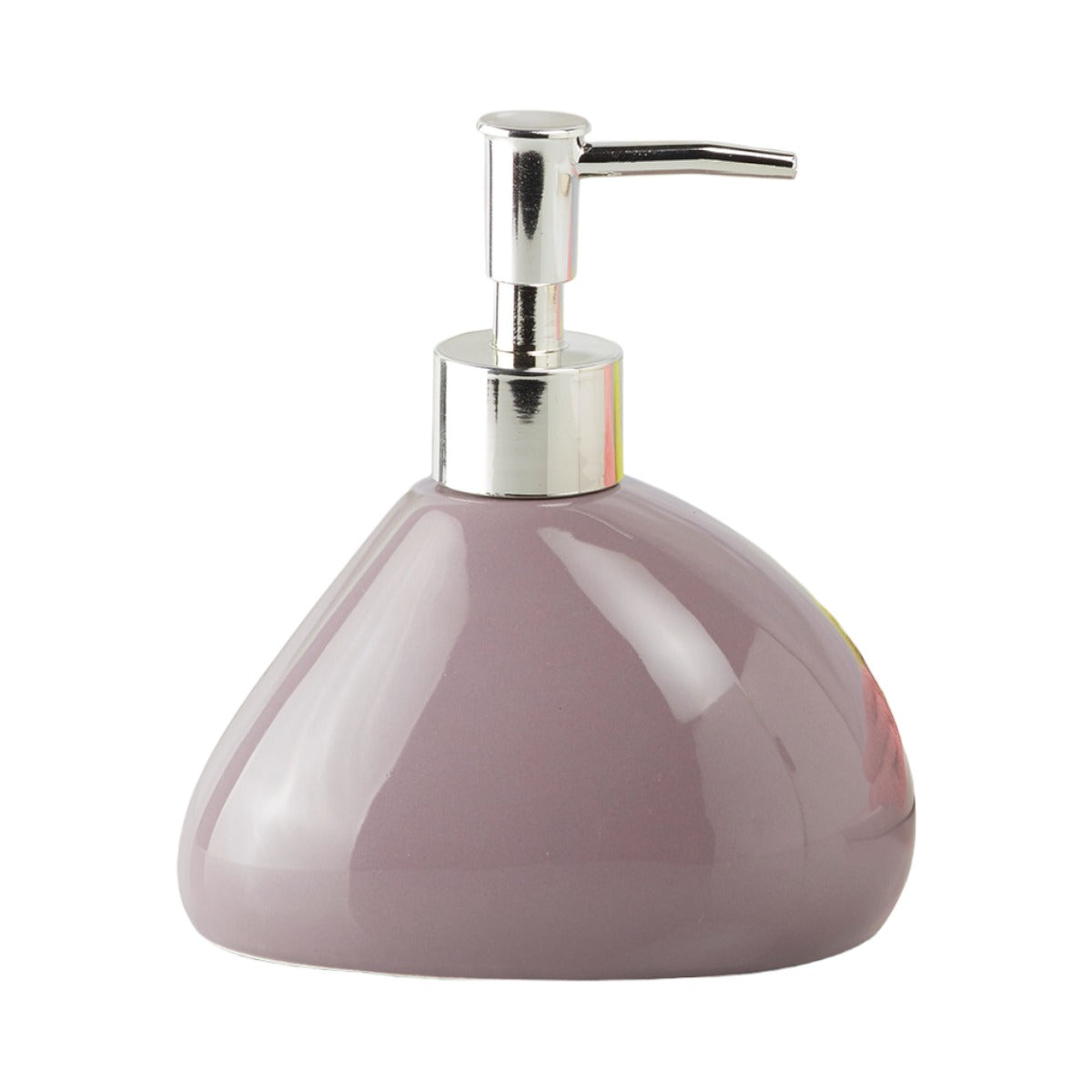 Ceramic Soap Dispenser for handwash for Bathroom, Wine, (Set of 1) (7970)