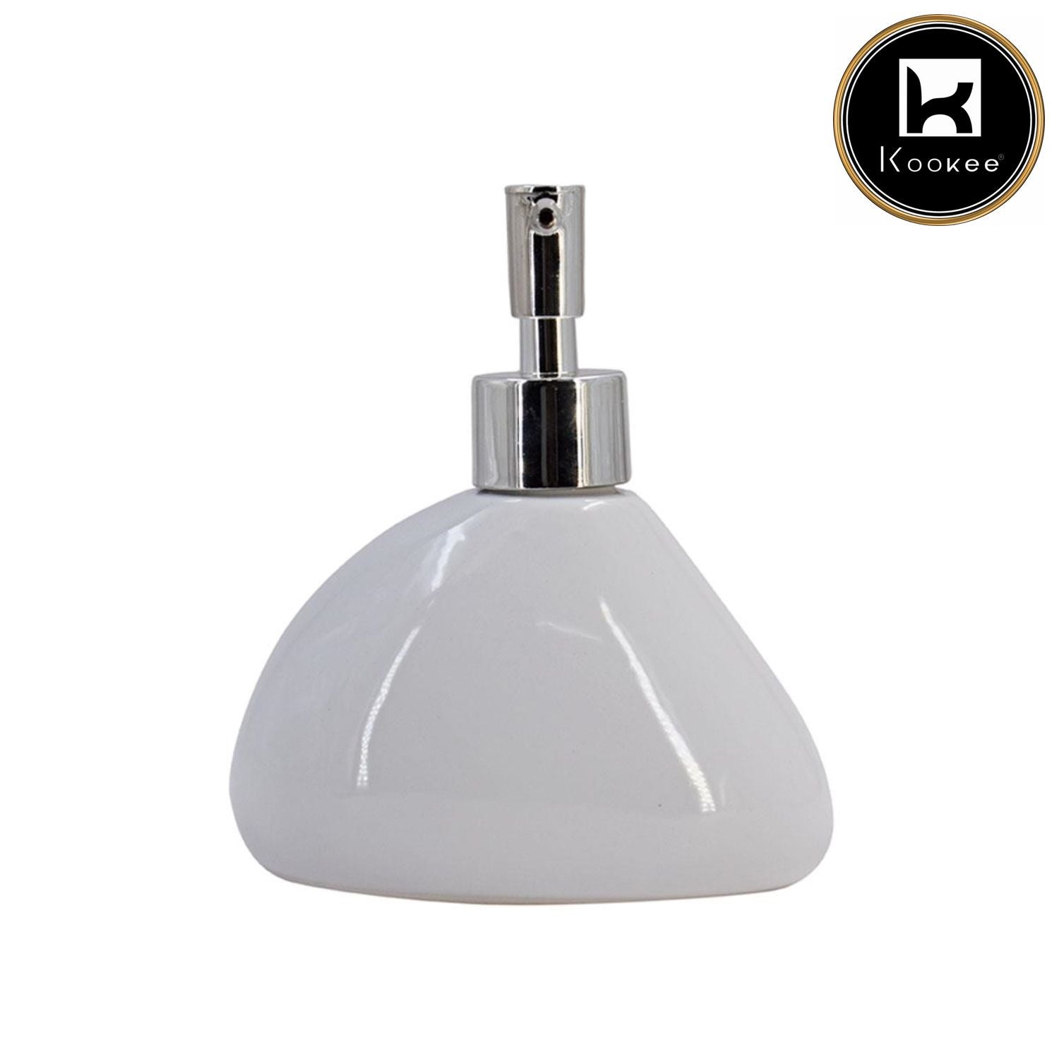 Kookee Ceramic Soap Dispensers, White, ART07971