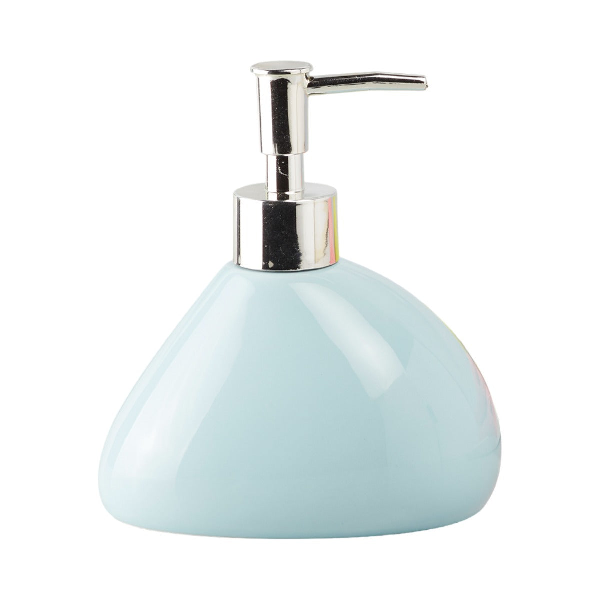 Ceramic Soap Dispenser for handwash for Bathroom, Blue, (Set of 1) (7972)