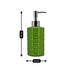 Ceramic Soap Dispenser for handwash for Bathroom, Green, (Set of 1) (7974)