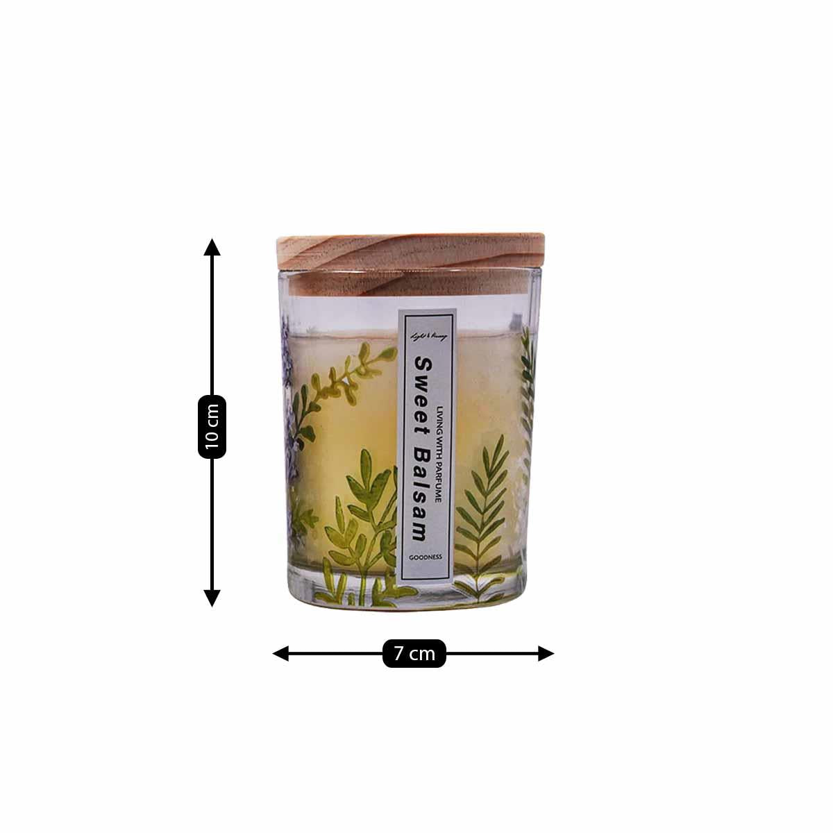 Soy Wax Scented Candle in Glass Jar (40H Burn Time) (AXW2035-A)