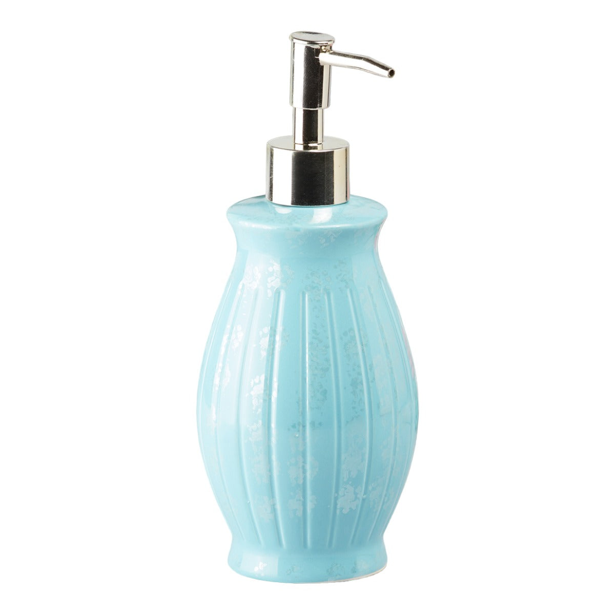 Ceramic Soap Dispenser for handwash for Bathroom, Blue (V-CSD-050)