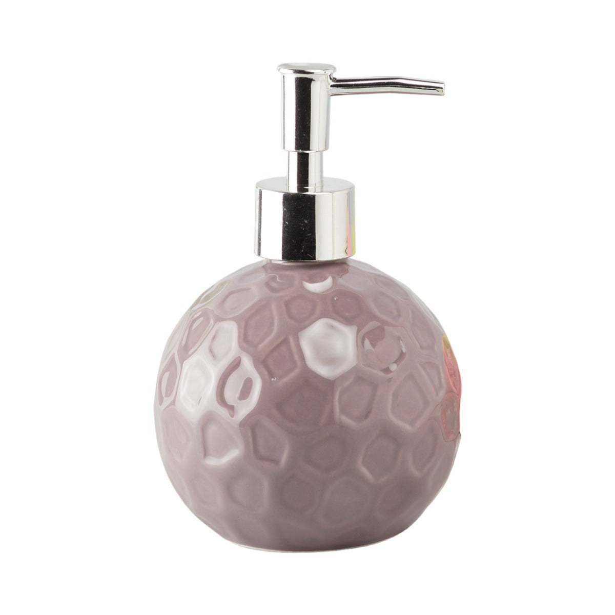 Ceramic Soap Dispenser for handwash for Bathroom, Brown, (Set of 1) (8010)