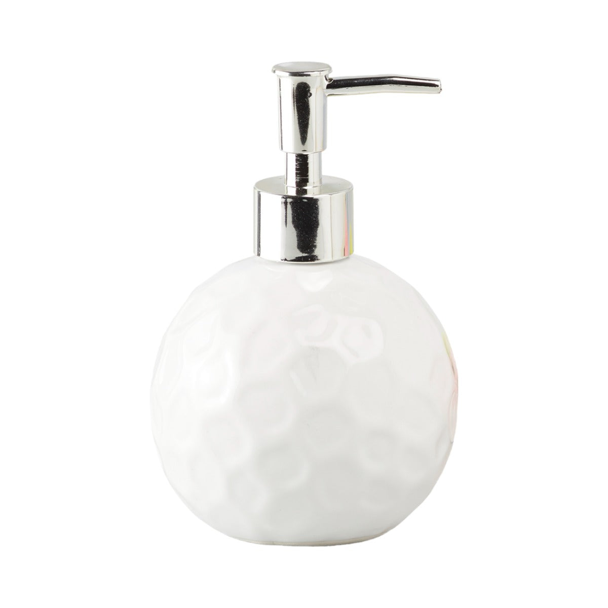 Ceramic Soap Dispenser for handwash for Bathroom, White, (Set of 1) (8011)