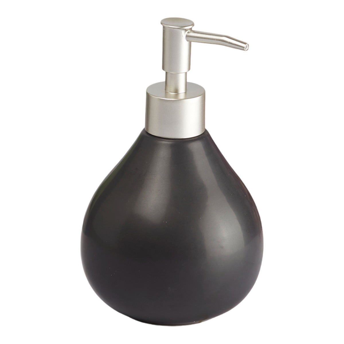 Ceramic Soap Dispenser for handwash for Bathroom, Black (V-CSD-054)