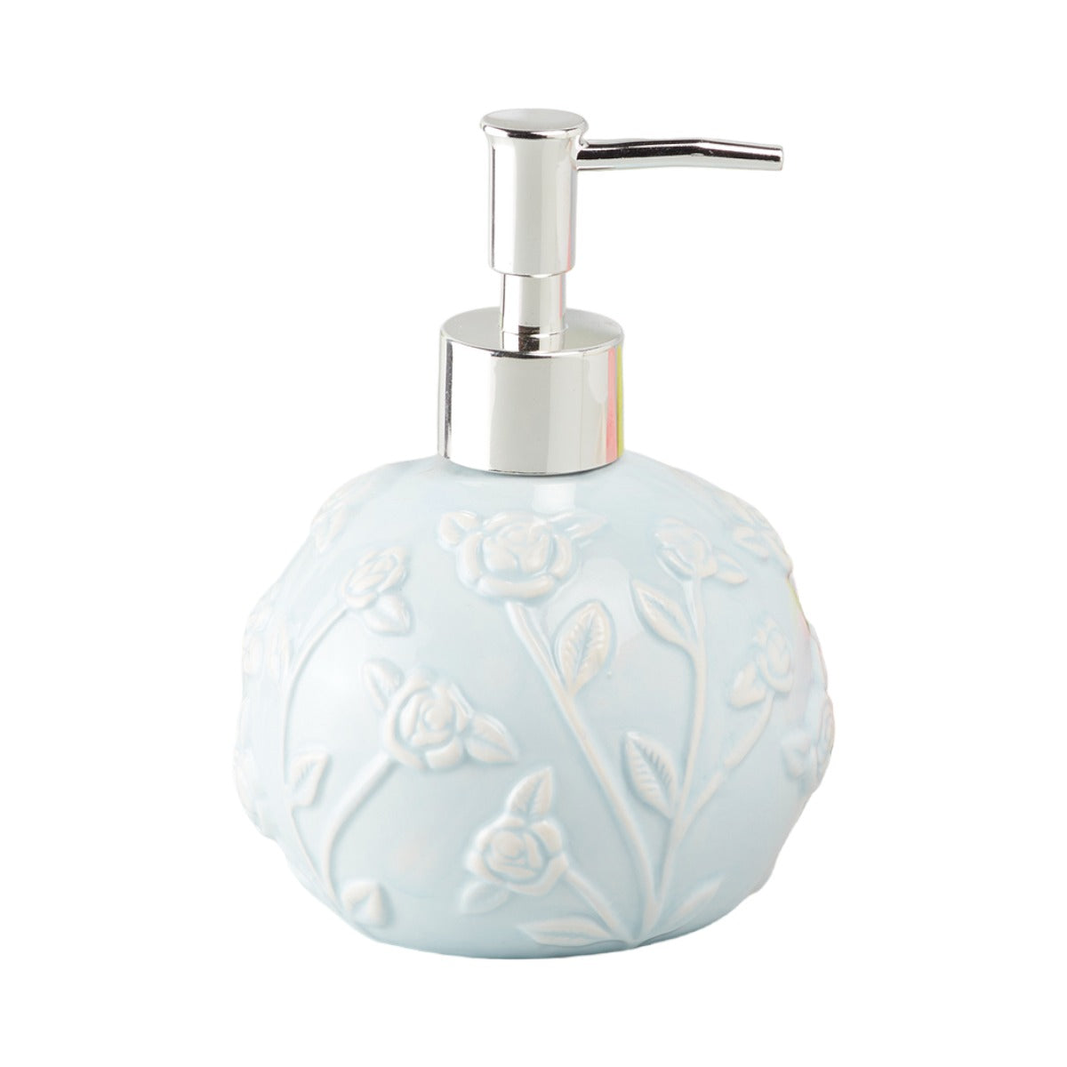 Ceramic Soap Dispenser for handwash for Bathroom, Blue, (Set of 1) (8016)