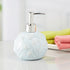 Ceramic Soap Dispenser handwash Pump for Bathroom, Set of 1, Blue (8016)