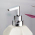 Ceramic Soap Dispenser handwash Pump for Bathroom, Set of 1, Grey (8025)