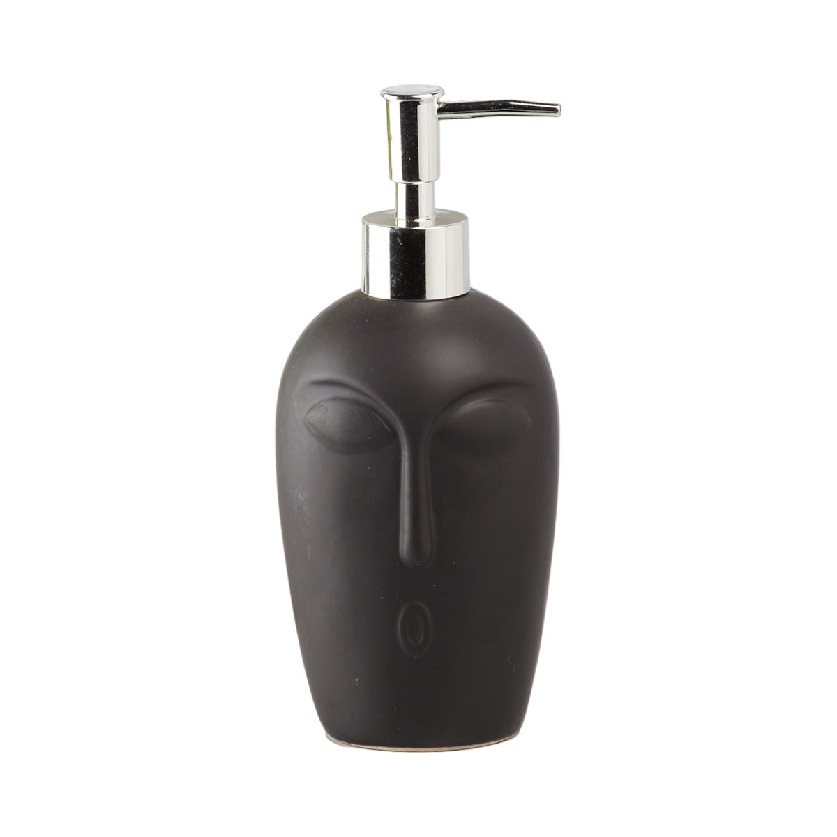 Ceramic Soap Dispenser for handwash for Bathroom, Black, (Set of 1) (8031)